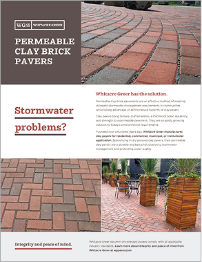 Permeable Clay Brick Pavers